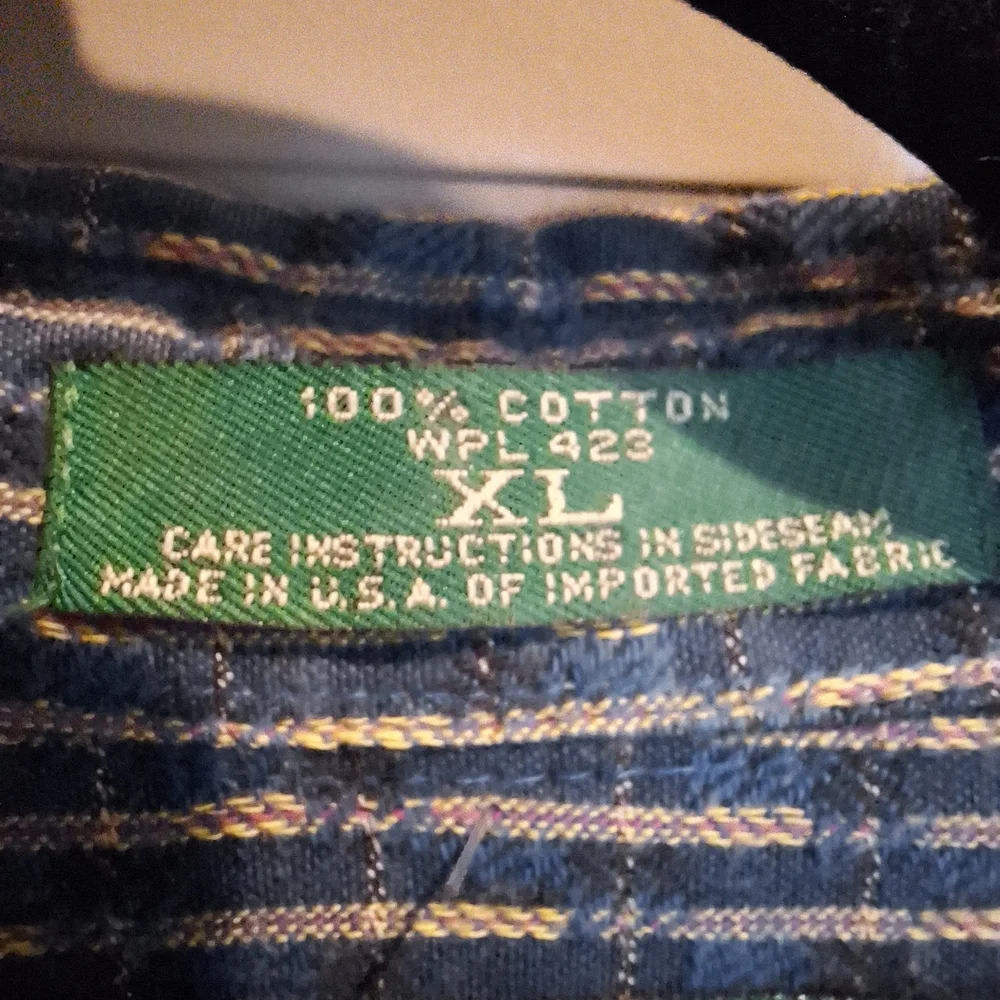 Levi's‎ Vintage 90s Sutter Creek Blue Checkered Men's Shirt